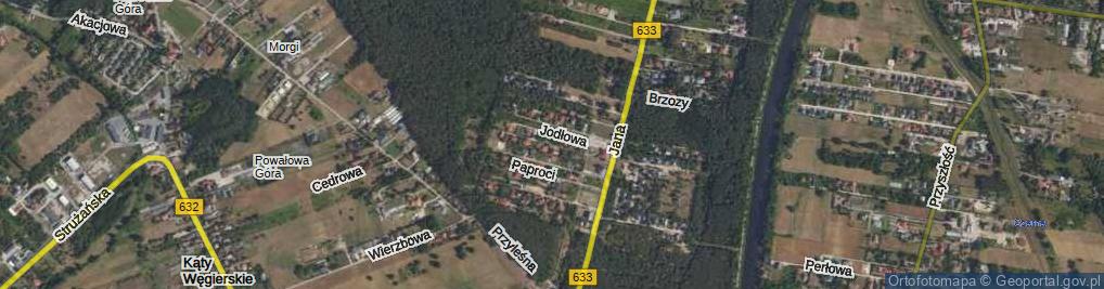 Zdjęcie satelitarne Jarzębiny ul.